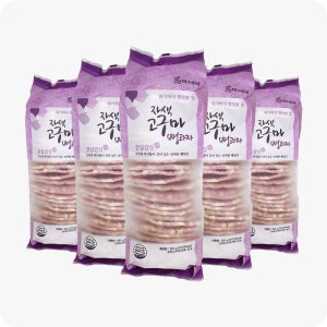 마시뜨레 자색고구마 뻥과자 5봉