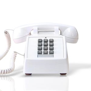 코텔코 [코텔코] Made In Usa 코텔코 빈티지 데스크 유선전화기 화이트