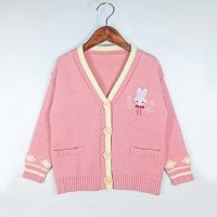 여자 일본 JK 유니폼 세트 2022 긴 짧은 슬리브 어린이 워터맨 서버 아카데미 풍부 서비스 초등학교 치마  핑크 스웨터 샷  110cm