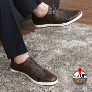 더노피 [최대 5cmUP 프리미엄 스니커즈] 7019 브라운 tnp194-brown