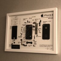 아이폰5 아이폰5s iphone 5c 아이폰 분해 도면 액자