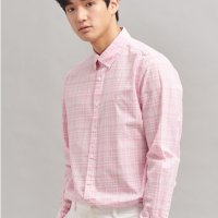 BEANPOLE 빈폴 멘 SLIM 그라데이션 체크 시어서커 셔츠 BC0364A28X