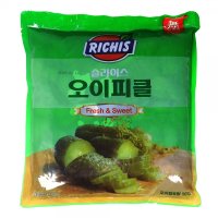 청향식품 리치스 슬라이스 오이피클-파우치 3kg