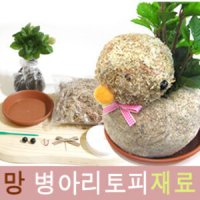 망 병아리 토피어리재료