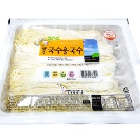 냉동콩국수생면 1 8kg 중면 비빔국수용 짬뽕면 콩국시