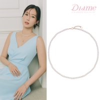 DIAME 다이아미 임수향착용 아이리스 담수진주 목걸이 UGQPN1011