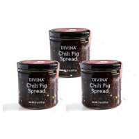 미국 디비나 칠리 무화과 스프레드 잼 9oz 255g X 3개 Divina Chili Fig Spread