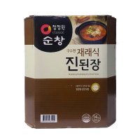 청정원 순창 재래식 진 된장 14KG