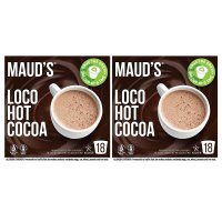 마우드 로코 핫코코아 핫초코 큐리그 k컵 18캡슐 2팩 Maud s Loco Hot Cocoa KCup Compatibled Caramel Flavour Hot Chocolate