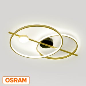 LED 레이즈 방등 50W / 오스람 주백색 골드 디자인 안방 침실 작은방 엘이디