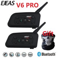 바이크블루투스 오토바이 헬멧블루투스 ejeas v6 pro 블루투스 인터콤 헬멧 헤드셋