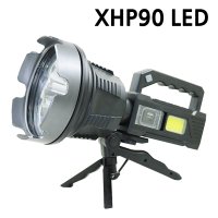 LED 충전식 랜턴 손전등 후레쉬 서치라이트 XHP90