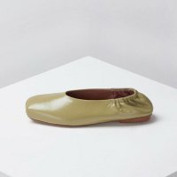 아카이브앱크 Ballet flat glow olive