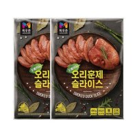 목우촌 훈제오리 오리훈제 슬라이스 요리 다이어트 400g