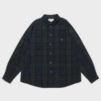 [네이머클로딩] DOUBLE POCKET TARTAN CHECK SHIRTS GREEN