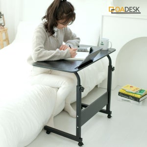 밴프 이동식사이드테이블 대 태블릿형 보조 간이 탁자 높이조절