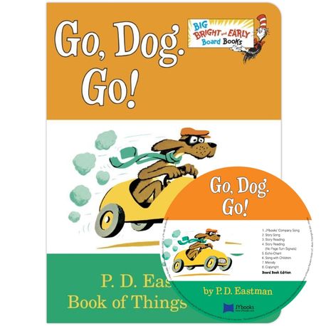 [노부영] 닥터수스 Dr.Seuss Go, Dog. Go! (Big) (원서 & CD)