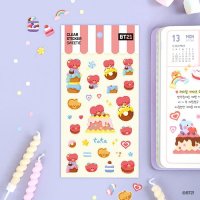 BT21 클리어스티커 스위티