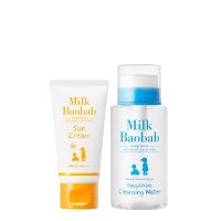 밀크바오밥 베이비 앤 키즈 선크림 80ml (SPF50+) + 클렌징 워터 290ml