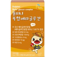 엔돌핀팩토리 돌피니 복합 베타글루칸 아연 초유분말 비타민D  30개  3g