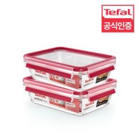 테팔 마스터씰 뉴글라스 직사각 1.1L_2세트