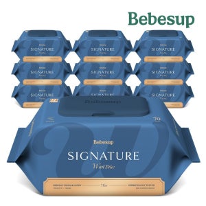 베베숲 New시그니처 위드블루 물티슈 70매 캡 10팩