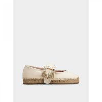 로저비비에 에스파드류 웨지 STRASS BUCKLE BABIES ESPADRILLES IN SOFT LEATHER RVW4123250091TC019