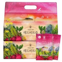 [산들찬] [해썹인증] 물넣지않은 제주 레드 비트즙 100ml x 30포