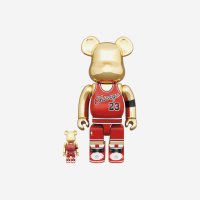 베어브릭 NBA 마이클 조던 1985 루키 저지 100 400 세트 Bearbrick Michael Jordan Rookie Jersey