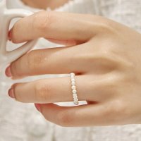 925 Monday Freshwater Pearl Ring 담수진주반지