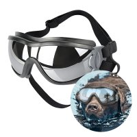 LUAZ 강아지 안경 고글 선글라스 대형 투명 LUAZ-DG03