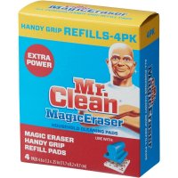 Mr Clean 미국 미스터클린 핸디그립 패드 리필 4개입 1 13oz