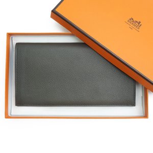 에르메스 장지갑 실크인 GRIS ECRU VERT ABSINTHE 풀셋트 H083824CKAB