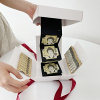 서프라이즈 반전 용돈 박스 상자 깜짝 부모님 생일 생신 선물 쩍벌 펼쳐지는 현금 돈 포장 템