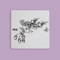 디자인바운스 bird 041 아름다운 새그림 우드컬러링 DIY 우드캔버스 145x145