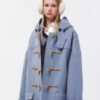 [메인부스] [울90%]Oversized Duffle Coat(ASH BLUE) 2070341