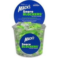 맥스 스노어 블락커 이어플러그 대용량 100쌍 32dB 층간소음 소음방지 귀마개 Mack s Snore Blockers