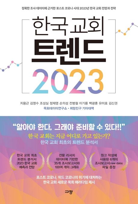 한국 교회 트렌드 2023 [전자도서] : 정확한 조사 데이터에 근거한 포스트 코로나 시대 2023년 한국 교회 전망과 전략