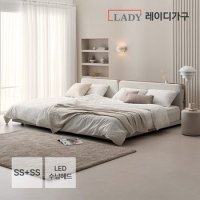 레브 기능성 패브릭 패밀리침대 수납헤드 SS+SS