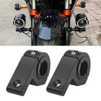 1pc 오토바이 LED 라이트 바 클램프 브래킷 세미 통 마운트 키트 안개등 액세서리