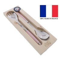 Laguiole Jean Dubost Salad Servers 라귀올 장듀보 프로방칼 파스텔 로즈 샐러드 서버 2pc