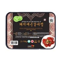 매콤달콤 돼지갈비찜 냉동포장 750g