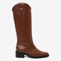 [누트] 50mm Marfa Western Long Boots (BROWN)