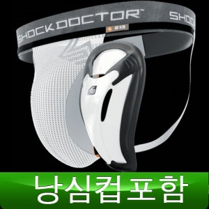 쇼크닥터 낭심보호대 팬츠세트 213 화이트 (낭심컵 포함)