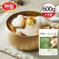 냉동 하림이닭 삼계탕 반마리 600g 5봉