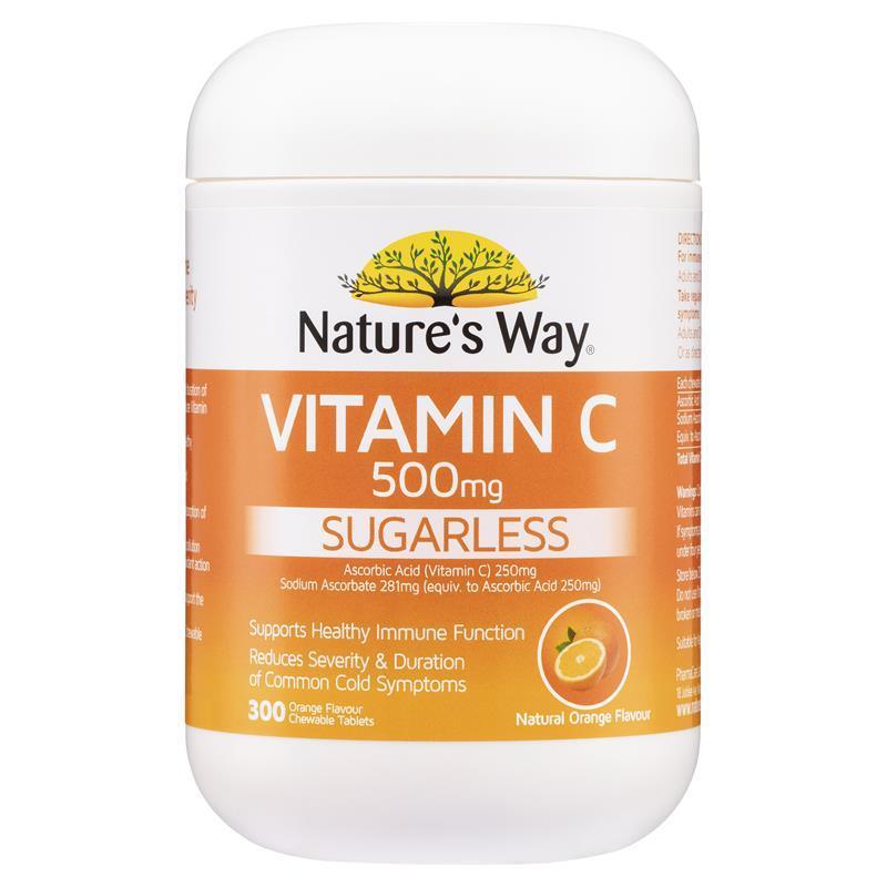 Natures Way <b>Vitamin C</b> 호주 네이쳐스웨이 <b>비타민 C</b> 500mg 300 타블렛 <b>비타민</b>씨  1개