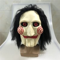 할로윈의상 Movie saw chainsaw massacre jigsaw puppet