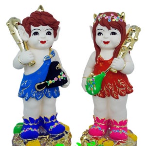 t-c28 도깨비동자동녀세트2자 -2 불교용품