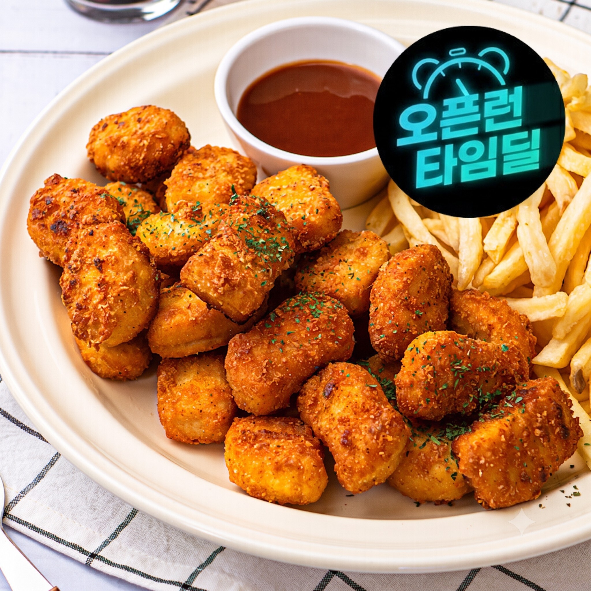 마니커 리얼통살 치킨너켓 300g x 4팩 (11,850원) (무료)