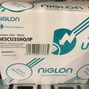 NIGLON M3CU3SHO 및 IP 금속 샤워기 소비자 장치 63A 30MA DP RCD 인컴 + 50 MCB(3 모듈)